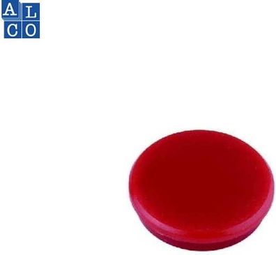 Alco Haftmagnet 7mm Ø 32mm rot 10 Stück