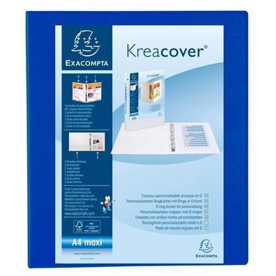 Exacompta Ringbuch personal. 4D R. 25mm blau