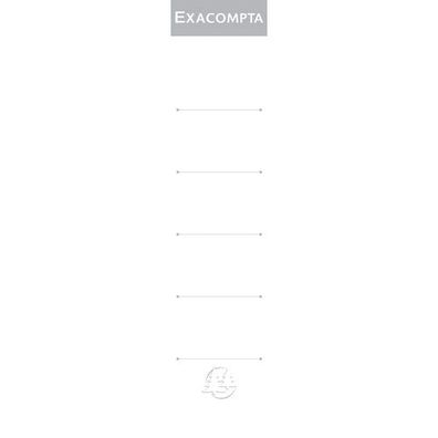 Exacompta 10Rückenschilder 42x190 EXAC