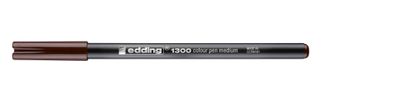 Edding Fasermaler medium 1300 dunkelbraun