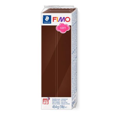 Staedtler Mod. masse Fimo soft 454g schokolade