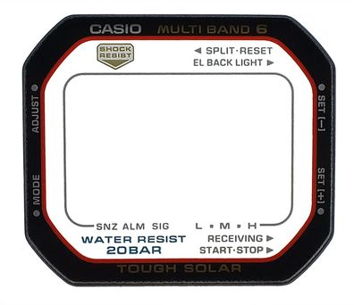 Casio G-Shock > Mineralglas schwarzer Rand > GW-M5610-1 GW-M5610