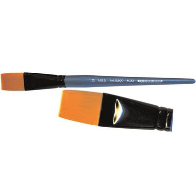 CMI Pinsel Aquarell Synthetikhaar flach Kurzstil Gr. 24 sZ