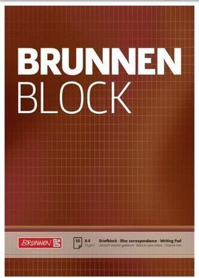Brunnen Briefblock A4 70g rautiert 1052729