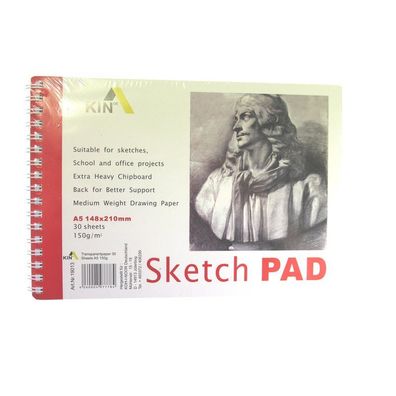CMI Sketchblock A5 - Querformat Spiralbindung 150 g/m² 30 Bl