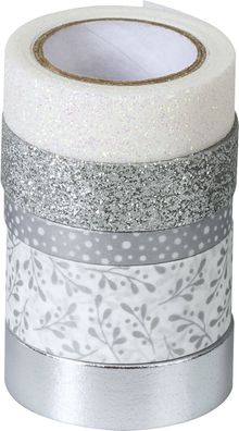 HEYDA 203584520 Deko Tapes Effekt Mix Rollen-Breite 06 cm - 18 cm Länge 2 m - 65