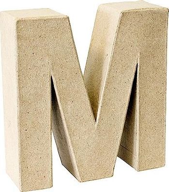 KNORR Prandell 2119293113 Papp-Buchstabe 3D M 175 x 17 x 55 cm Pappe natur