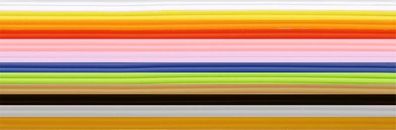 KNORR Prandell 218306067 Wachsplatten-Sortiment 200 mm Ø 2 mm Grundfarben