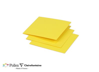 Clairefontaine Doppelkarte Pollen 116x116 sonne