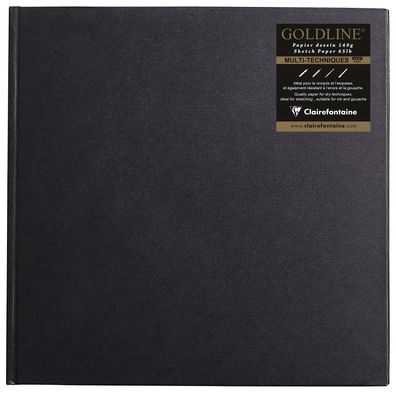 Clairefontaine Sketch Book 25x25 quadr. weiss 64Bl