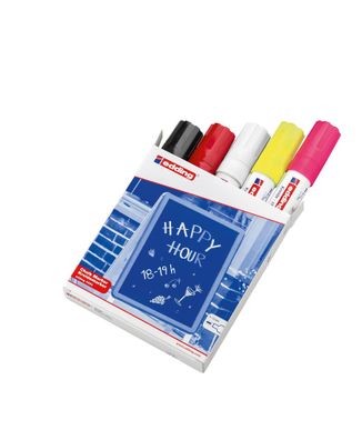 Edding Kreidemarker 4090 5er-Faltschachtel sortiert basic