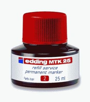 Edding Nachfülltinte MTK 25 rot