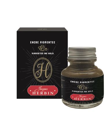 Herbin Tinte f Kalligraphie 30ml Dek gold
