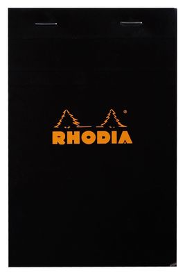 Rhodia Notizblock Rhodia 11x17 geh kar 80Bl sw
