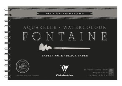Clairefontaine Aquabl Fkorn FONsw 300g 12x18 12Bg