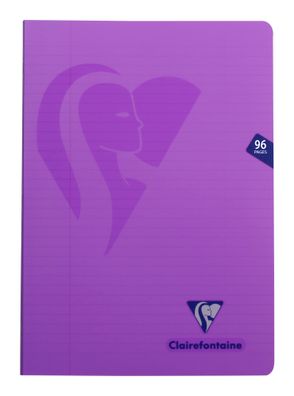 Clairefontaine Mimesys Heft A4 48 Bl lin+R sort