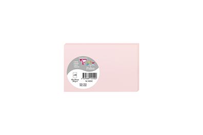 Clairefontaine Karte Pollen 82x128 210g rosa