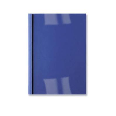 GBC Thermomappe Lederoptik - A4 15 mm/15 Blatt blau 100 Stück