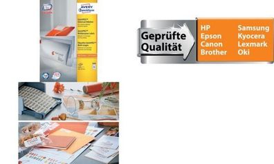 Zweckform 3671 1800St Universaletikett 64x45mm weiß