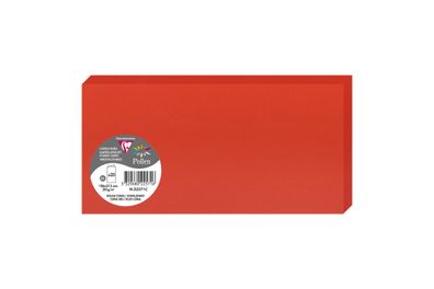 Clairefontaine Doppelkarte DL 210g korallenrot
