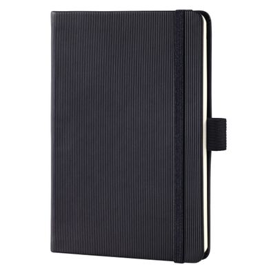 SIGEL CO132 Notizbuch Conceptum - Uni - liniert - ca. A6 - schwarz - Hardcover