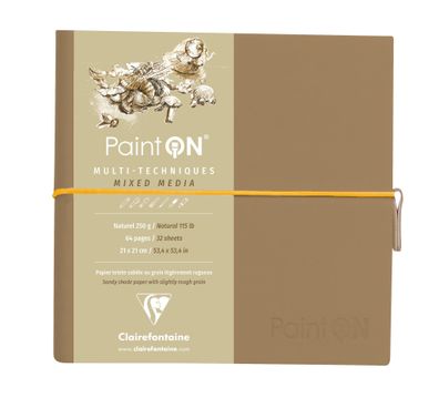 Clairefontaine Paint'On Fadenb 21x21 64S natur250g