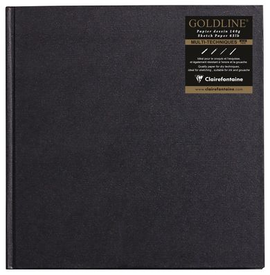 Clairefontaine Sketch Book 20x20 quadr. weiss 64Bl