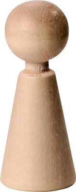 KNORR Prandell 218497509 Figurenkegel Höhe: 50 mm Buche Deutschland roh gebleicht