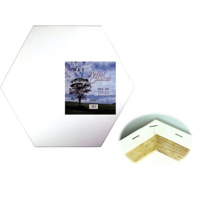 CMI Keilrahmen 25 cm 300 g/m² Hexagon