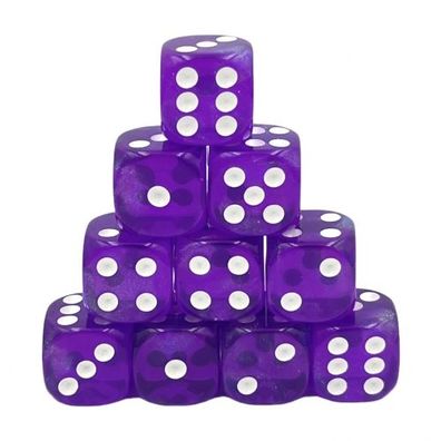 Würfelset D6 Galaxy - Purple Borealis (12)