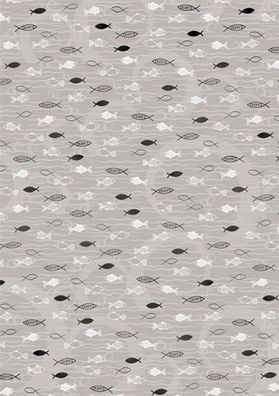 HEYDA 204878854 Transparentpapier Fische A4 (21 x 31 cm inkl. Codierleiste)