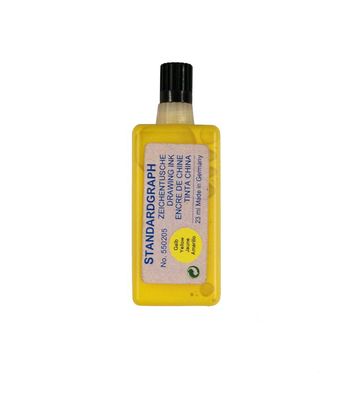 Standardgraph Zeichentusche 23 ml Gelb 1 Stück