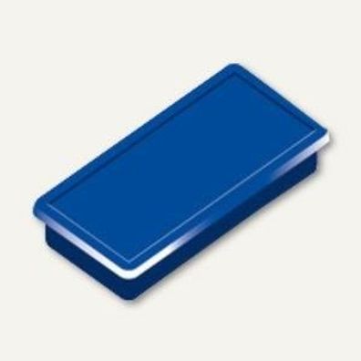 Alco Haftmagnet 23x50x8mm blau 10 Stück