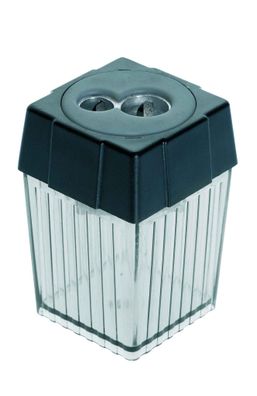 Alco Doppel-Dosenbleistiftspitzer für 7,8 und 11mm Kunststoff schwarz