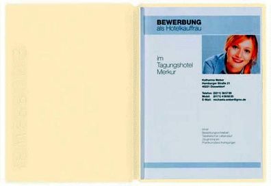 Pagna Bewerbungsmappe Solo Classic 2tlg. beige