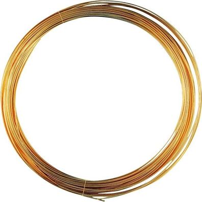 KNORR Prandell 216460062 Golddraht 10 m Ø 06 mm mit Kupferkern