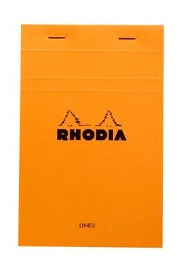 Rhodia Notizblock 110x170 geh lin 80Bl ora