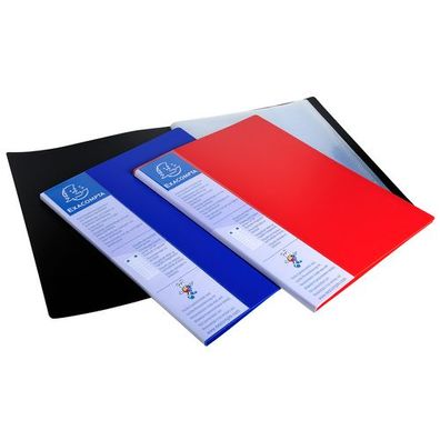 Exacompta Sichtmappe A4 30 Hüllen m RS schw