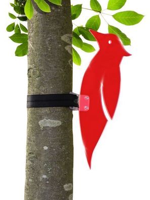 Elliot Lichtzauber Buntspecht 31 cm rot