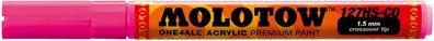 Molotow Acrylmarker One4All 127HS-CO 1,5mm #217 neonpink fluoreszierend