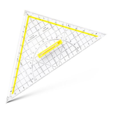 Aristo Geocover 25 cm mit TZ-Dreieck AR1650/4 + Schutzhülle Motiv Basic