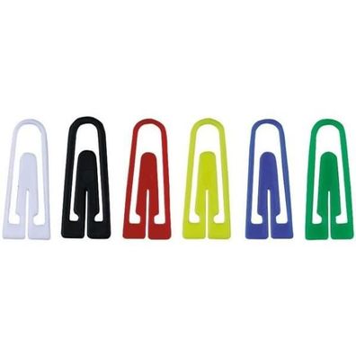 Alco Briefklammer Plastik 26mm sortiert 1000 Stück