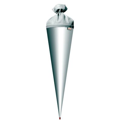 Roth Basteltüte, weiß, 70 cm, rund, Rot(h)-Spitze, Filzverschluss