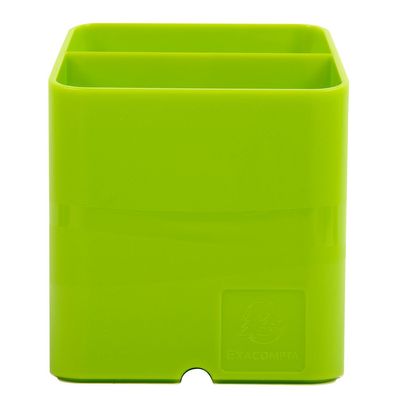 Exacompta Pen-Cube Stifte-Box lemongrün
