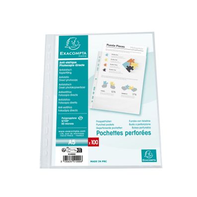 Exacompta Prospekthüllen A5 PP Stand gen100er