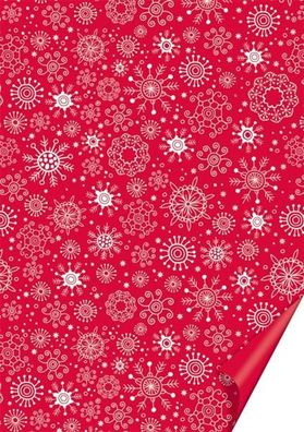 HEYDA 204772725 Motivkarton Kristalle A4 (21 x 31 cm inkl. Codierleiste) rot