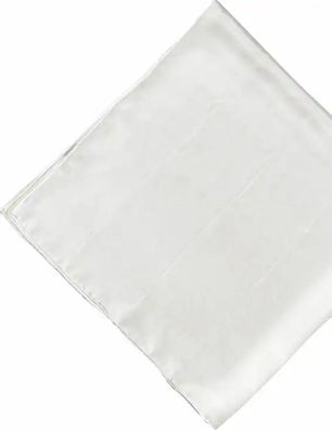 Ideen Tuch Pongé 05 100 % Seide weiß 90 x 90 cm