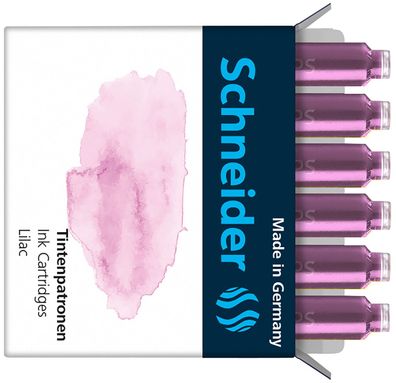 Schneider Tintenpatrone Lilac Packung 6 Stück