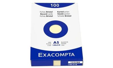 Exacompta Karteikarten A5 kariert sortiert