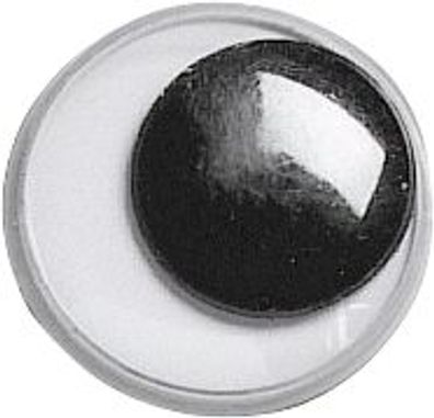KNORR Prandell 218386935 Wackelaugen selbstklebend Ø 14 mm Kunststoff weiss mit